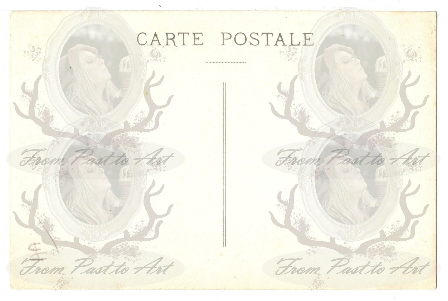 x 8 Authentic Vintage French Postcards - Unused - Valentine Love Couples - 600dpi Scans - Out of Collection of more than 400 postcards